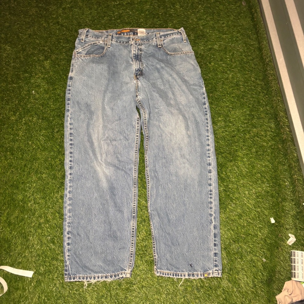 Vintage Levis SilverTab Baggy Jeans Light Wash Denim W36 L30 40550-0203